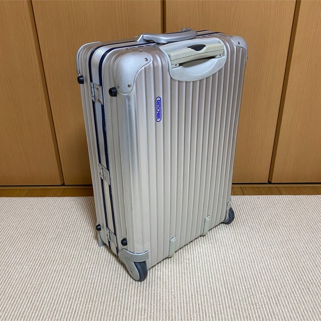 RIMOWA - 廃盤希少☆人気☆青ロゴ☆リモワ シルバーインテグラル 63L 2