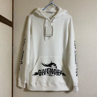 ジバンシィ(GIVENCHY)の新品 本物 正規品 GIVENCHY ジバンシー メンズ ロゴ パーカー 白(パーカー)