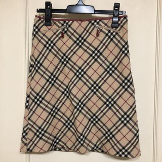 バーバリーブルーレーベル(BURBERRY BLUE LABEL)のブルーレーベル　ミニスカート　36(ミニスカート)