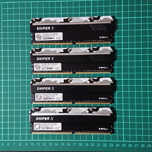 DDR4 3600 G.SKILL SNIPER X 8GB 4枚 計32GB