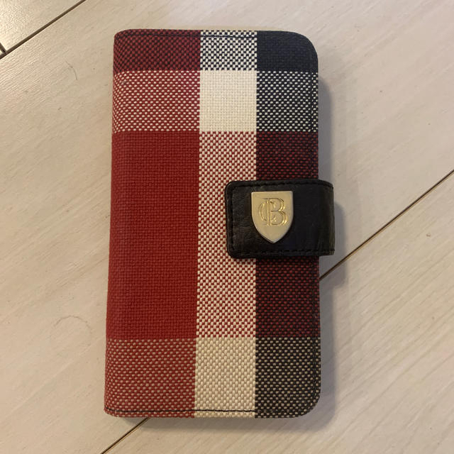 BURBERRY BLUE LABEL(バーバリーブルーレーベル)のBLUE LABEL CRESTBRIDGE iPhoneケース スマホ/家電/カメラのスマホアクセサリー(iPhoneケース)の商品写真