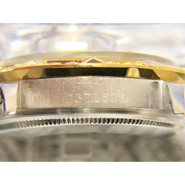 ROLEX(ロレックス)のロレックス デイトジャスト  新品仕上OH済ホワイトシェル8サファイア2ダイヤ  メンズの時計(腕時計(アナログ))の商品写真