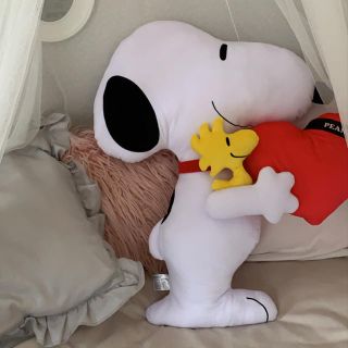 スヌーピー(SNOOPY)のローソン スヌーピークッション(キャラクターグッズ)