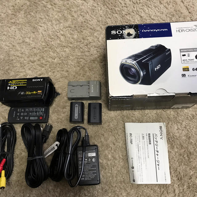 SONY(ソニー)のSONY HDR-CX520V スマホ/家電/カメラのカメラ(ビデオカメラ)の商品写真