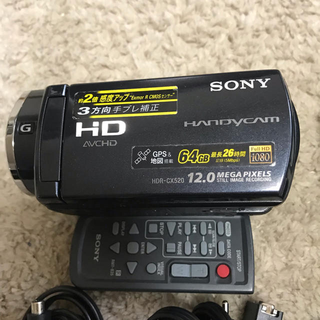 SONY(ソニー)のSONY HDR-CX520V スマホ/家電/カメラのカメラ(ビデオカメラ)の商品写真