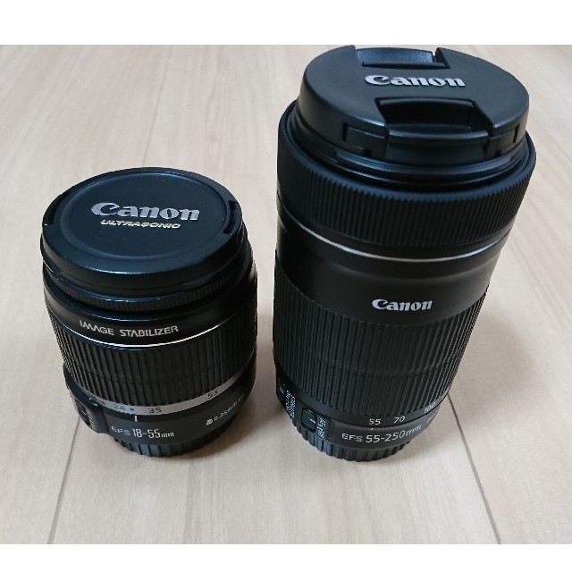 お買い得 EF-S18-55、EF-S55-250mm セット