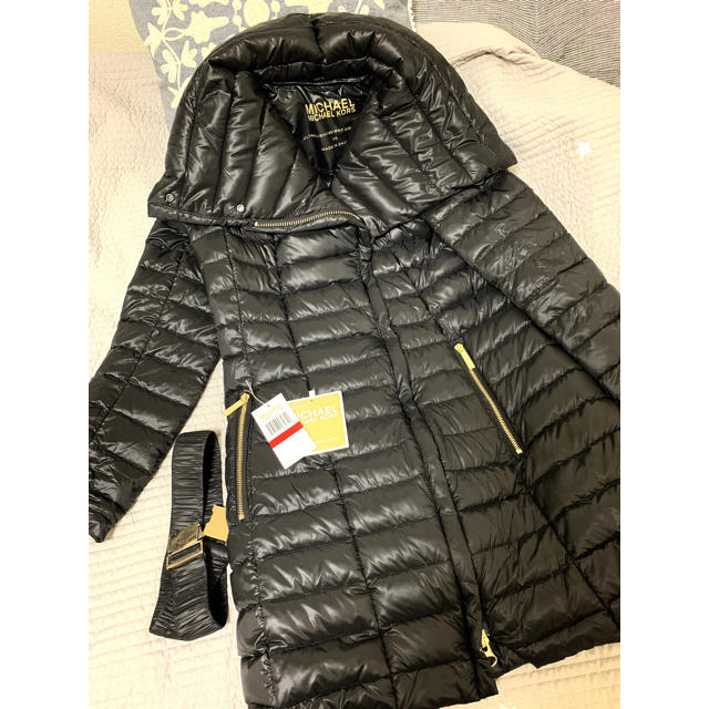 試着のみ定価7万MICHAELKORS100%ダウン【Black】