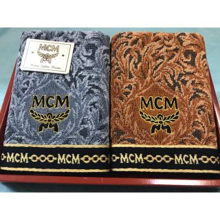 エムシーエム(MCM)の★☆新品・値下げ‼︎☆ MCM タオル2枚セット②  ※箱に擦れあり★(タオル/バス用品)