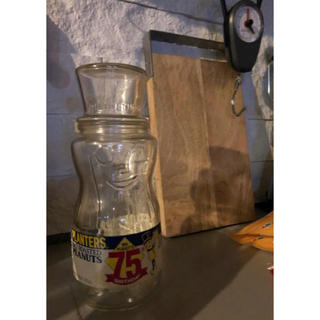 Mr.Peanut 1991 75th Birthday Glass Jar(キャラクターグッズ)