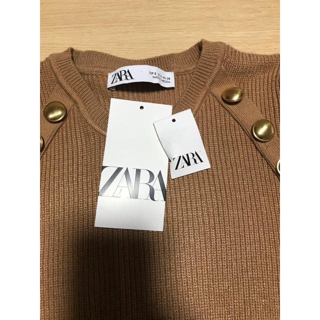 ZARA(ザラ)のZARA パフスリーブセーター レディースのトップス(ニット/セーター)の商品写真