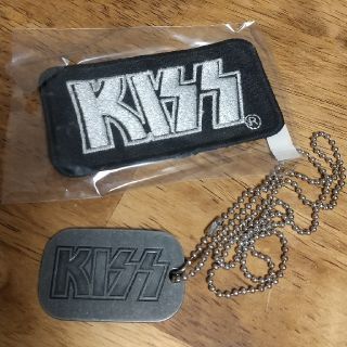 KISS キッス ワッペン ペンダント & ネックレス セット(ミュージシャン)