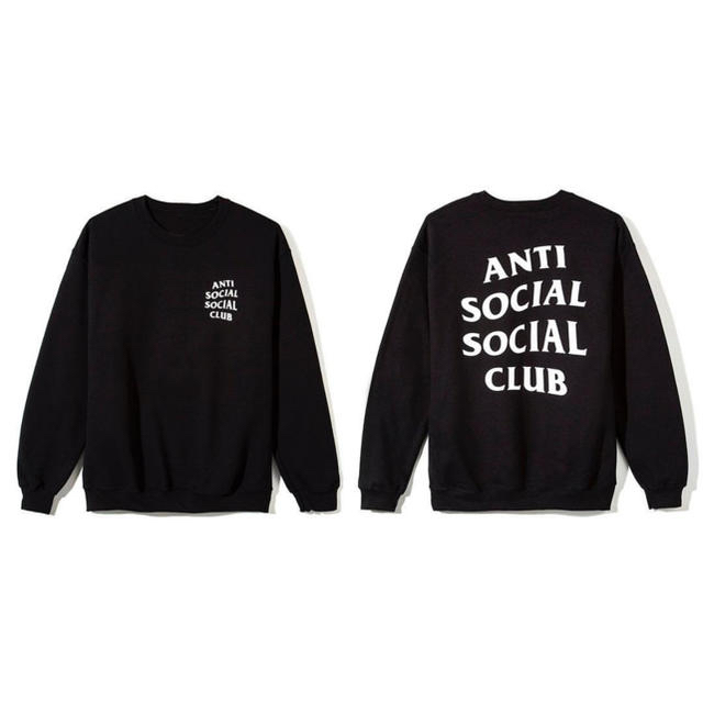 Black Crewneck anti social social club