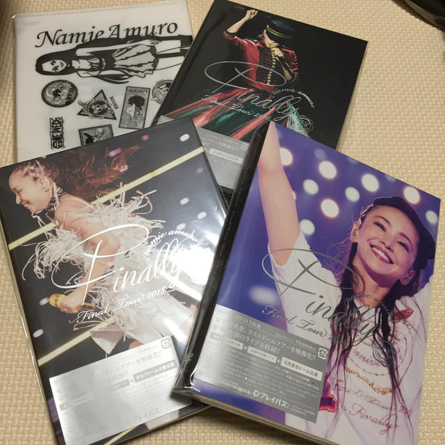 クリアファイル付 安室奈美恵 Finally 3公演セット★初回限定版 DVD