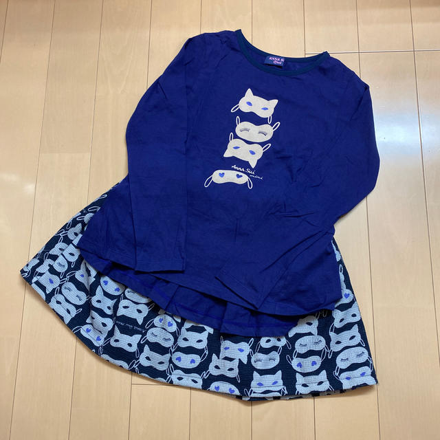 ANNA SUI mini(アナスイミニ)のANNA SUImini 140♡美品 キッズ/ベビー/マタニティのキッズ服女の子用(90cm~)(Tシャツ/カットソー)の商品写真