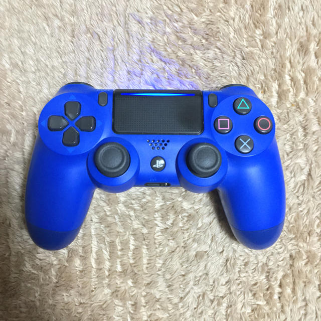 PlayStation4(プレイステーション4)のPS4 コントローラー  純正 DUALSHOCK4 ウェイブブルー エンタメ/ホビーのゲームソフト/ゲーム機本体(その他)の商品写真