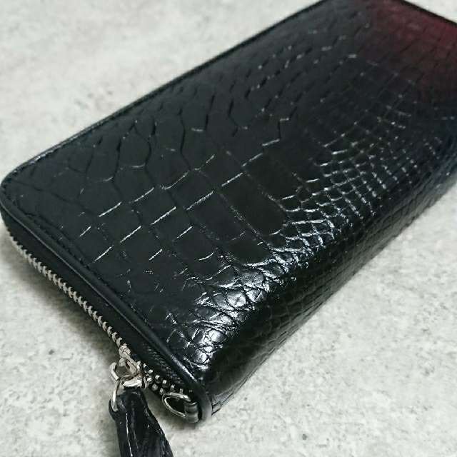 【新品】高級 本革 クロコダイル 長財布 メンズのファッション小物(長財布)の商品写真