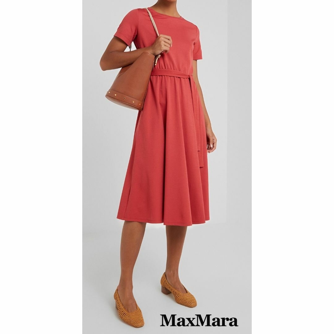 Max Mara - マックスマーラ ワンピース レッドの通販 by 'sakipapa's shop｜マックスマーラならラクマ