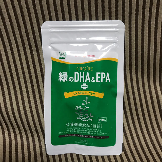 クロワール　緑のDHA&EPA+ゴールデンユーグレナ 食品/飲料/酒の健康食品(その他)の商品写真