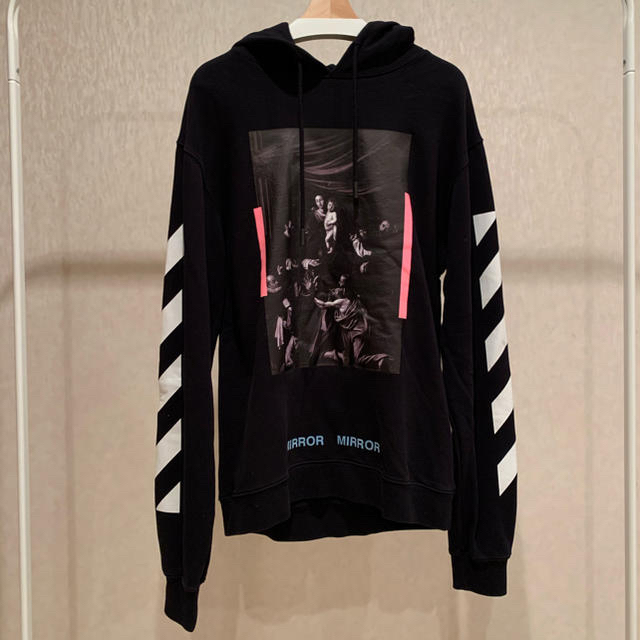 OFF-WHITE DIAG CARAVAGGIO HOODIE 17ss