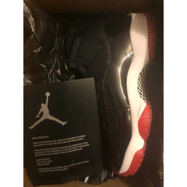 NIKE AIR JORDAN 11 RETRO BRED ブレッド 黒 赤 白 2