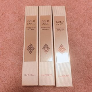 ザセム(the saem)のGOLD SNAIL wrinkle plumper 2x power(フェイスクリーム)