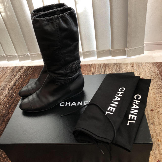 極美品】シャネル CHANEL マトラッセ ミドル ブーツ スエード | www