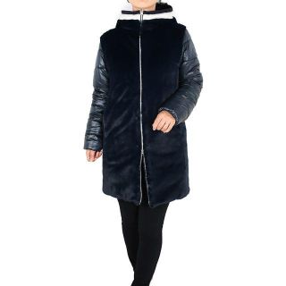 HERNO - HERNO ヘルノ ガールズ ファーネイビーコート 10Aの通販 by