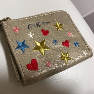 キャスキッドソン(Cath Kidston)のキャスキッドソン　⭐️❤️  カードケース　新品　ゴールド　⭐️❤️(財布)