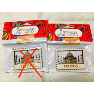 インドお土産　タージマハルのマグネット(その他)