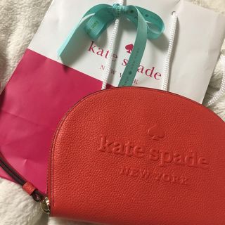 ケイトスペードニューヨーク(kate spade new york)のkate spead ポーチ レッド(ポーチ)