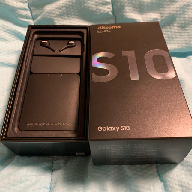 スマートフォン/携帯電話docomo galaxy s10 ブラック sc-03l simフリー ドコモ