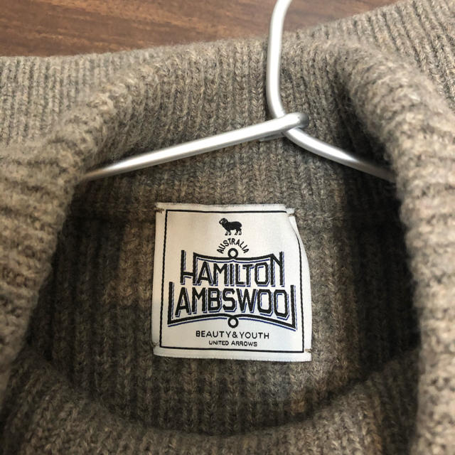 ビューティーアンドユース　HAMILTON LAMBSWOOL ニット | フリマアプリ ラクマ