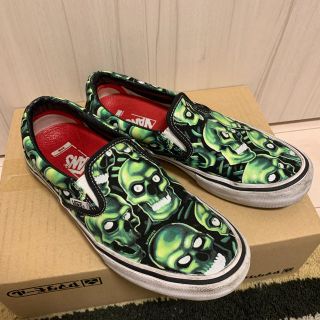 シュプリーム(Supreme)のVANS supreme スカル スリッポン(スニーカー)