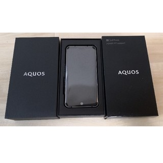 アクオス(AQUOS)の新品未使用 SIMフリー AQUOS R2 compact 803SH ホワイト(スマートフォン本体)
