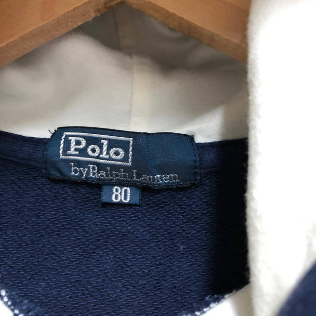 POLO RALPH LAUREN(ポロラルフローレン)のラルフローレン　パーカー　80 キッズ/ベビー/マタニティのベビー服(~85cm)(トレーナー)の商品写真