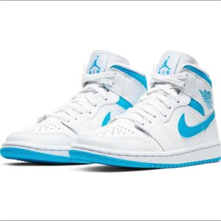 ナイキ(NIKE)のWMNS AIR JORDAN 1 MID UNC エア ジョーダン(スニーカー)