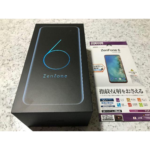 6GB128GBディスプレイ新品未開封☆ASUS Zenfone6 ブラック ZS630KL SIMフリー