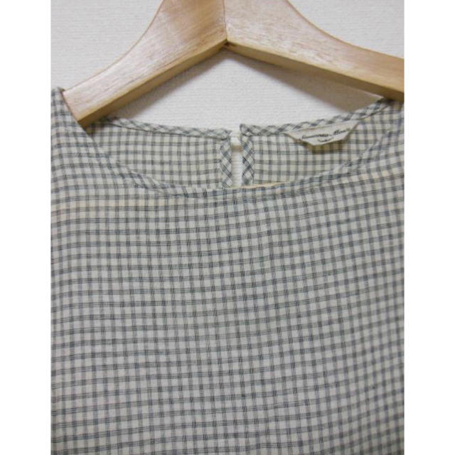 SM2(サマンサモスモス)のSM2 裾 袖 フリル チェック 半袖 シャツ レディースのトップス(シャツ/ブラウス(半袖/袖なし))の商品写真