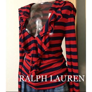 ラルフローレン(Ralph Lauren)の【訳あり】RALPH LAUREN ラルフローレン ボーダー柄 カットソー 新品(カットソー(長袖/七分))