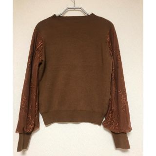 アンデミュウ(Andemiu)の[新品]Andemiu レース　ハイネックニット(ニット/セーター)