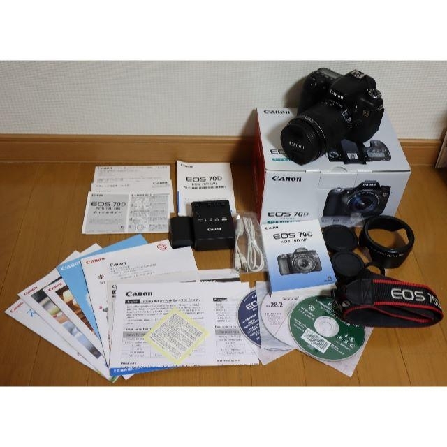 Canon デジタル一眼レフカメラ EOS70D レンズキット EF-S18-135mm F3.5-5.6 IS STM 付属 ブラック EOS70D - 2