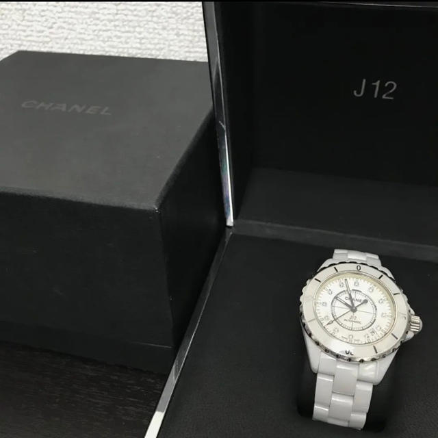 2022年ファッション福袋 CHANEL シャネル　J12　ダイヤモンド☆　腕時計 - 腕時計