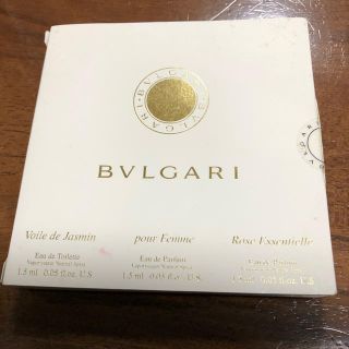 ブルガリ(BVLGARI)のBＶLGARI 香水サンプル(サンプル/トライアルキット)