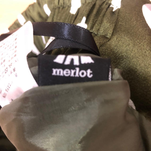 merlot(メルロー)のmerlotドットロングスカート レディースのスカート(ロングスカート)の商品写真