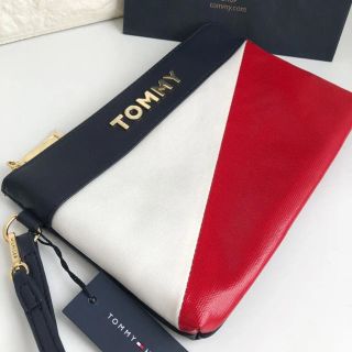 トミーヒルフィガー(TOMMY HILFIGER)の新品 トミーヒルフィガー TOMMY HILFIGER クラッチバッグ ポーチ(クラッチバッグ)