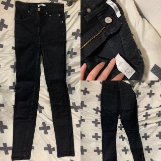 moussy - 最終SALE moussy HW Rebirth black skinnyの通販 by