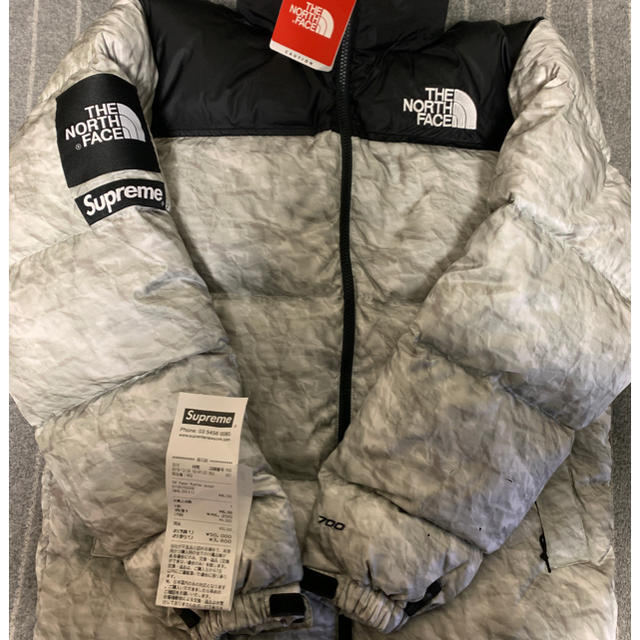 supreme thenorthface paper print nuptse