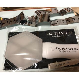 エクソ(EXO)のEXO PLANET♯4  ペンライト　銀テープ(アイドルグッズ)