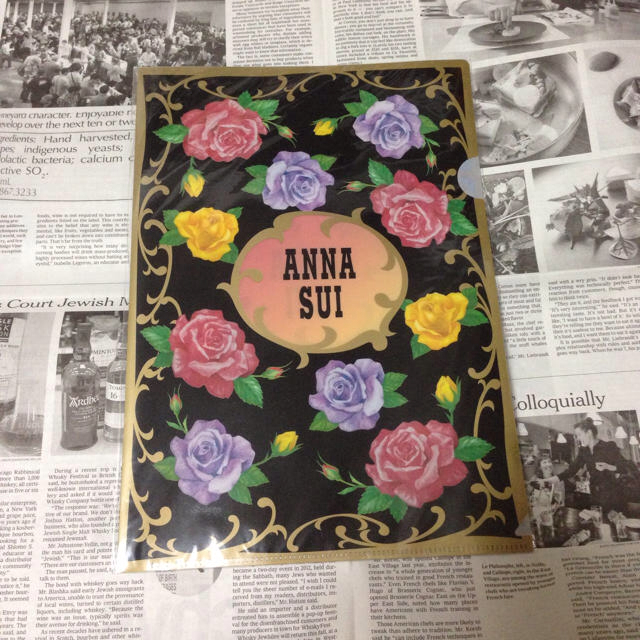 ANNA SUI(アナスイ)のANNA SUIクリアファイル インテリア/住まい/日用品の文房具(その他)の商品写真