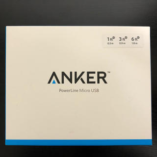 【6本セット】Anker PowerLine Micro USB ケーブル(その他)